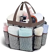 Attmu Mesh Shower Caddy Portable, Quick Dry Hanging Shower Tote Bag for College Dorm Room Essenti...