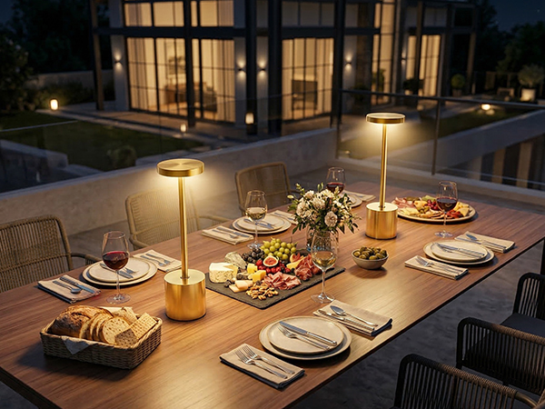 outdoor patio dinning table lamp