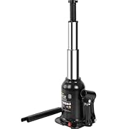 Torin 8 Ton (16,000 LBs) Double Ram Welded Hydraulic Car Bottle Jack for Auto Repair and House Li...