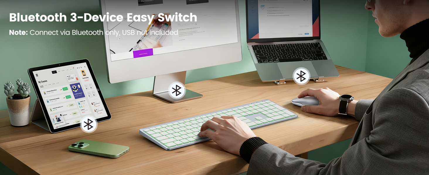 Bluetooth 3-Device Easy Switch