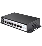 VJB 8 Port Gigabit Ethernet Easy Smart Managed Switch, Home Network Hub, Office Ethernet Splitter...