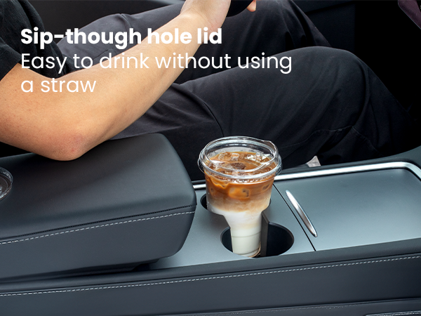 Strawless lid lifestyle