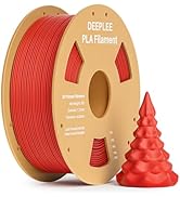 DEEPLEE PLA 1.75mm 3D Printer Filament, Dimensional Accuracy +/- 0.02mm, Neatly Wound, No Cloggin...