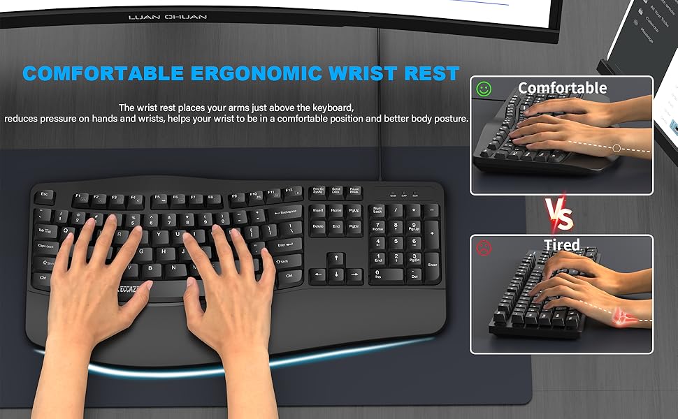 EK30 Ergonomic keyboard wired 2