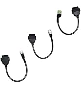 OBD2 Adapter Cable for Yamaha, Honda Motorcycle OBD Diagnostic Cable 3-4Pin to 16Pin