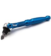 Titan 11317 1/4-Inch Drive Swivel Head Micro Bit Driver , Blue
