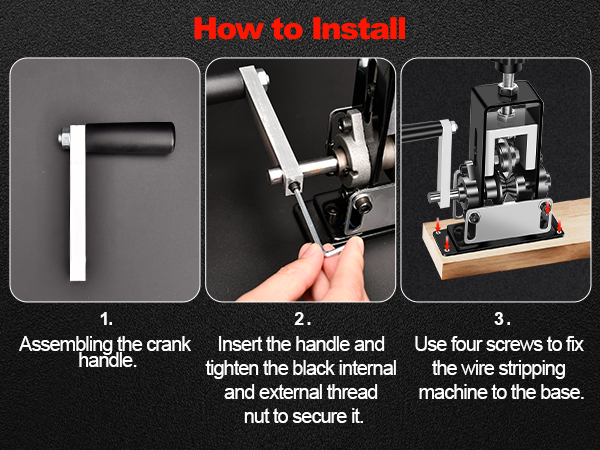 Manual Wire Stripping Machine