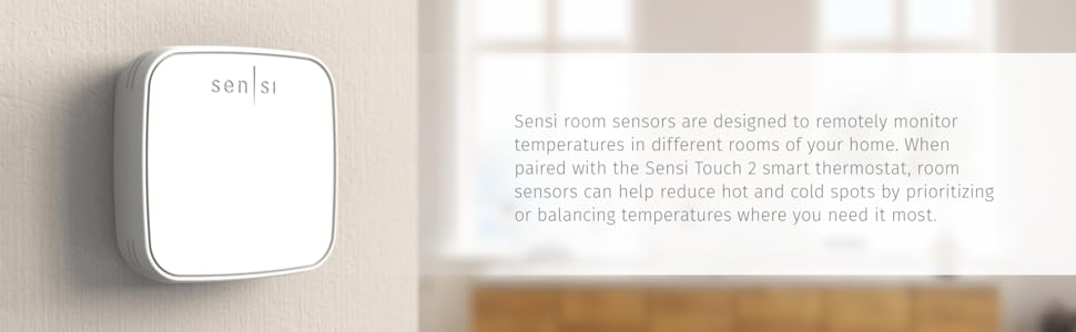 mount the sensi room sensor anywhere including on a wall