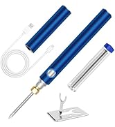 ELMCONFIG Cordless Soldering Iron Kit, Wireless Electric Soldering Gun Pen, 1100mAh Large Battery...