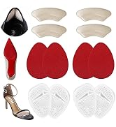 Ashoesert 6 Pairs Heel Cushions, Soft Metatarsal Pads for All Types of Shoes, Unisex