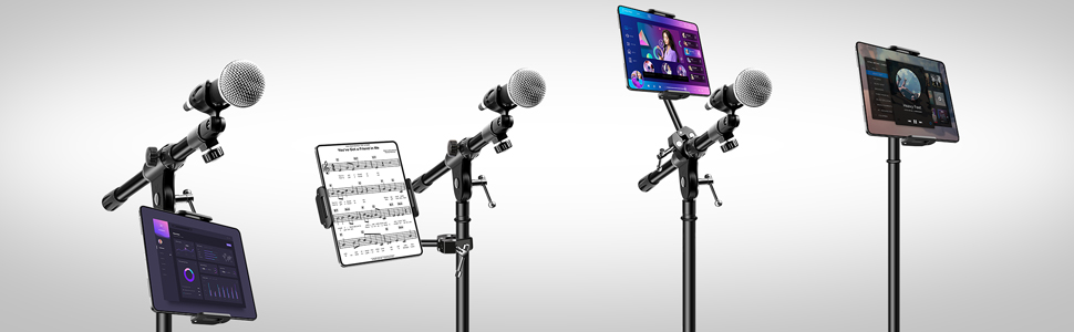 ipad holder for mic stand
