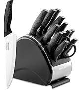 RAXCO Knife Set,15-Piece German Stainless Steel Chef Knives for Kitchen Cutting, Camping &amp; Gift