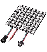 WS2812B RGB LED Digital Flexible Individually Addressable Panel Light WS2812 8X8 16X16 8X32 LED M...