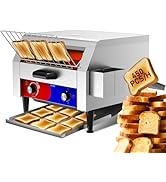 HTTSICHI Commercial Conveyor Toaster w/ 3 Slice Wide Slot, 450 Slice/hour Commercial Toaster w/ 1...