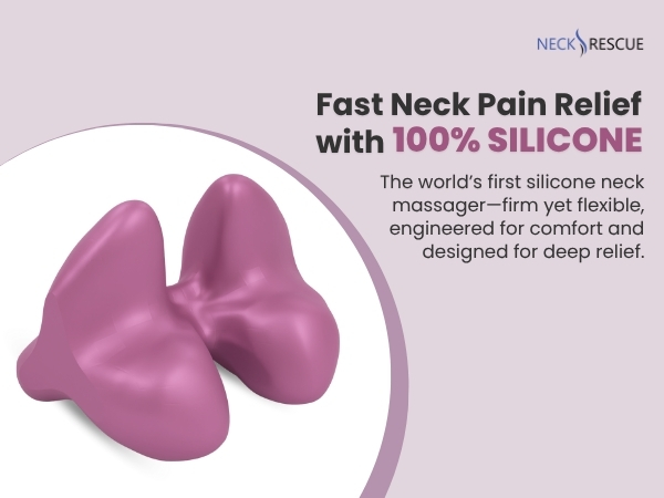 neck massager for pain relief deep tissue stretcher traction trigger point tool cervical device