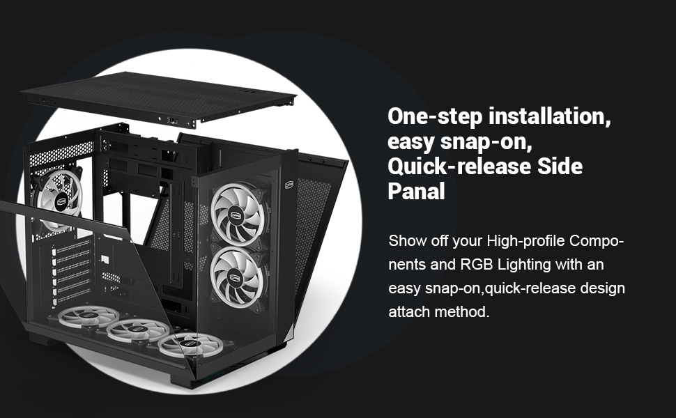 PCCOOLER C3T500 ARGB PC Case