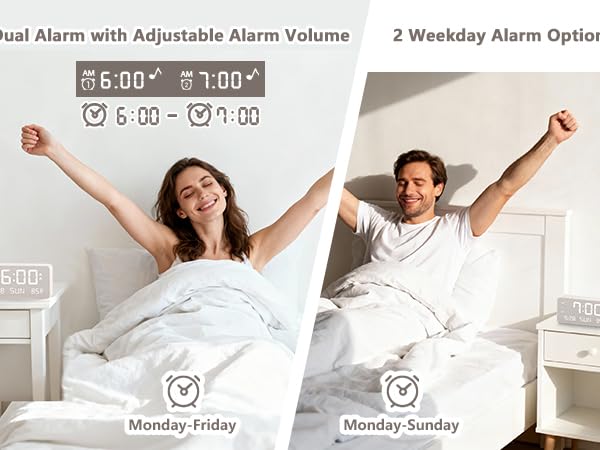 dual alarm clock