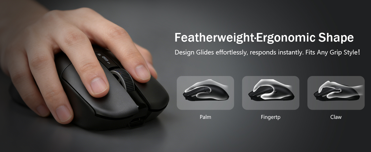 Featherweight·62G Ergonomic Shape