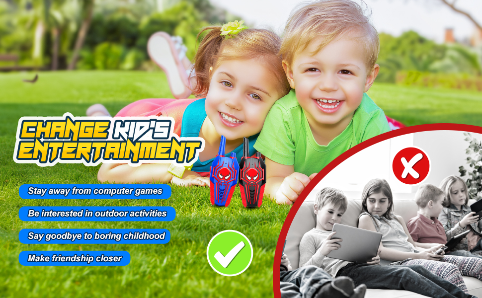 rechargeable walkie talkies for kids 