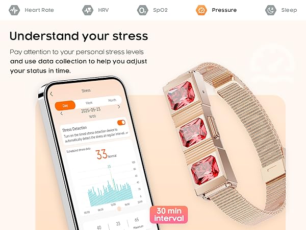 Women's Smart Bracelet with Pressure