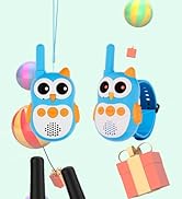 Retevis RT30W Walkie Talkies for Kids Rechargeable, Owl Toys for Kids Birthday Gifts, Toy Walkie ...