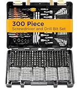 JACKSON PALMER 300 Piece Ultimate Screwdriver &amp; Drill Bit Combination Set - High Grade Carbon Ste...