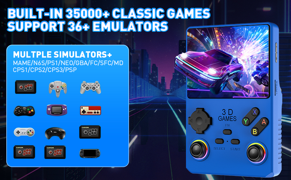 PSP DC N64 simulators 3D games cps2 cps3 cps1 classic games