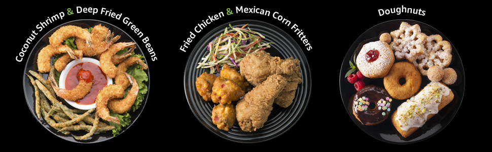 03422 Digital AirDaddy 4.2-Quart Electric Air Fryer Food Plates