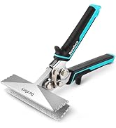 DURATECH 6 Inch Sheet Metal Bender, Hand Seamers Sheet Metal Tools | Ergonomic TPR Handle, Straig...