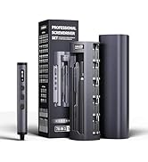 Mini Electric Precision Screwdriver Set 78 in 1, Cordless Magnetic Repair Kit with 72 S2 Steel Bi...