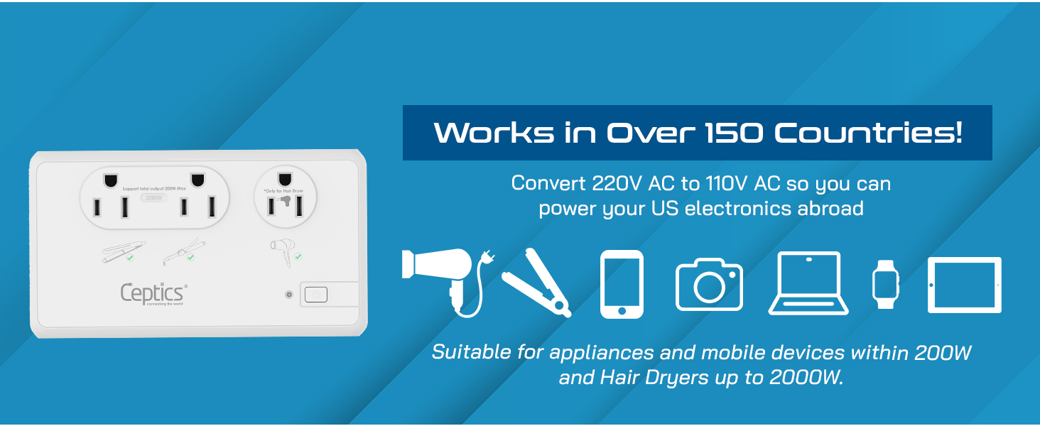 travel power adapter converter