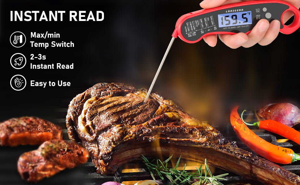 Instant Read Food Thermometer