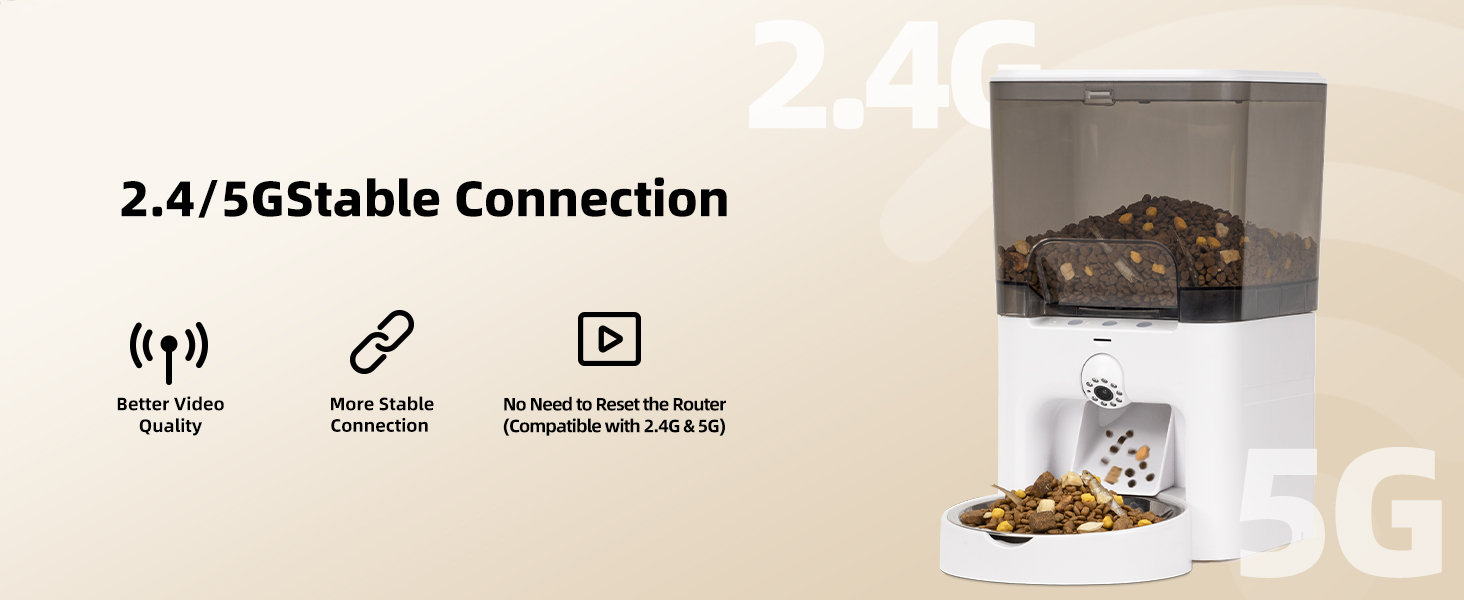 Connect 2.4/5G WiFi-enabled