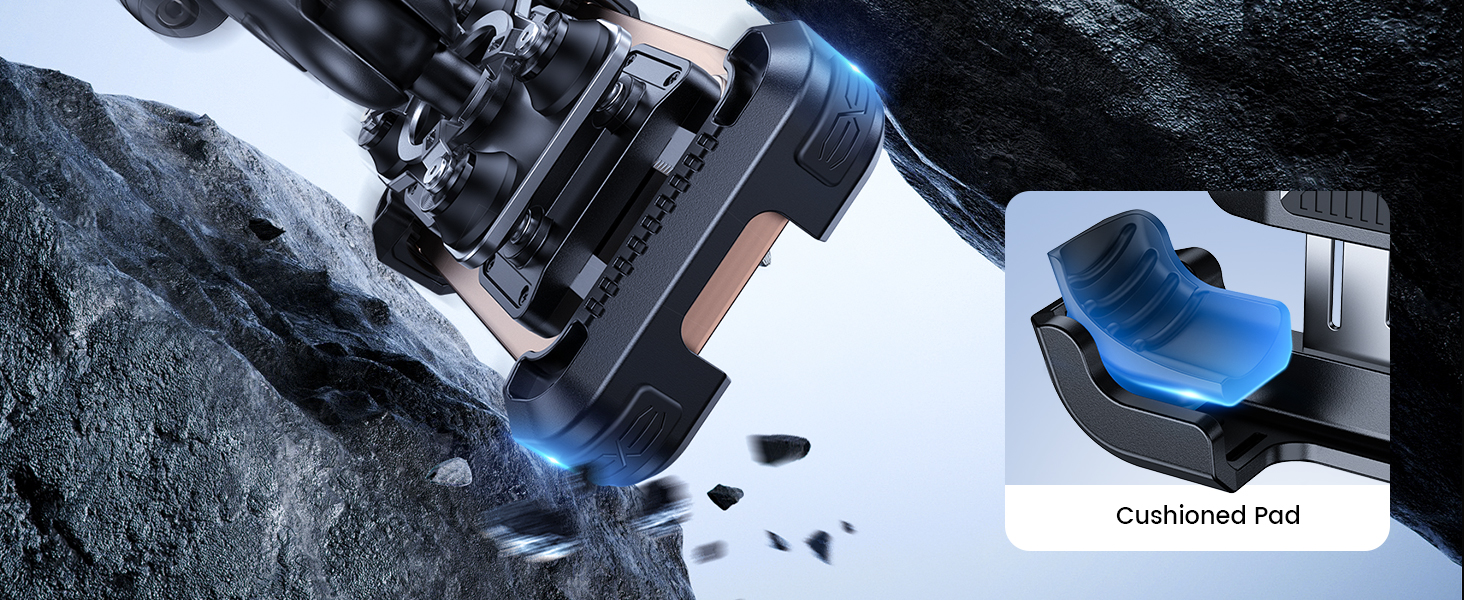 anti vibration motorcycle phone holder