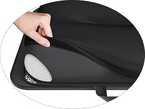 Non-deformable Microbeads filling in the insert of lap desk which comform to any lap and detachable