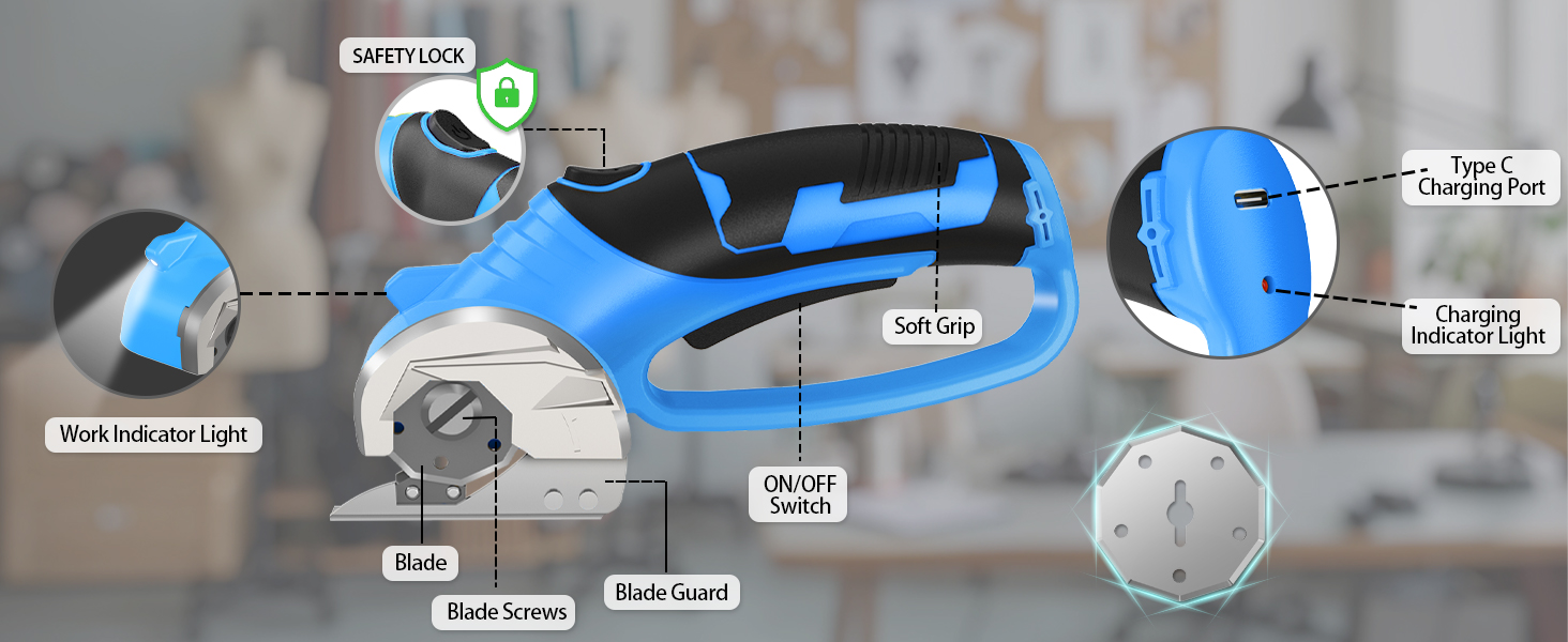 Cordless Electric Scissors