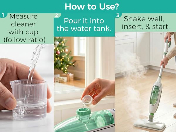 steam cleaning solution