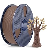SUNLU Wood PLA Filament 1.75mm, Real Wood Fiber 3D Printer Filament, Natural Wood Texture &amp; Scent...