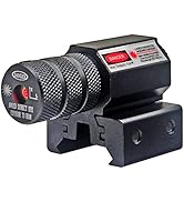 MOSANDON Compact Tactical Red/Green Beam Laser Sight,Laser Dot Sight Scope for Rifles Pistols Han...