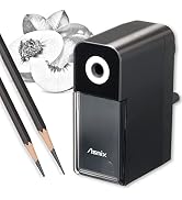Art Pencil Sharpener Black, PSL124 Drawing Pencil Sharpener, Long Point Pencil Sharpener, Lead Ti...
