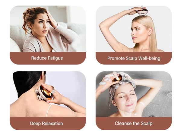 hair massager for head,neck, back,leg