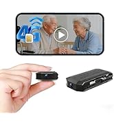 4K HD Mini 4G LTE Cellular Hidden Surveillance Camera (No WiFi Required, Built-in SIM Card), Buil...