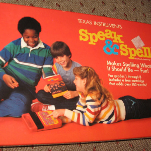 Retro Looking image of Speak and Spell