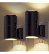 L LOHAS LED Night Light Plug in, Modern Night Lights Plug into Wall, Dusk to Dawn Sensor, Soft Wh...