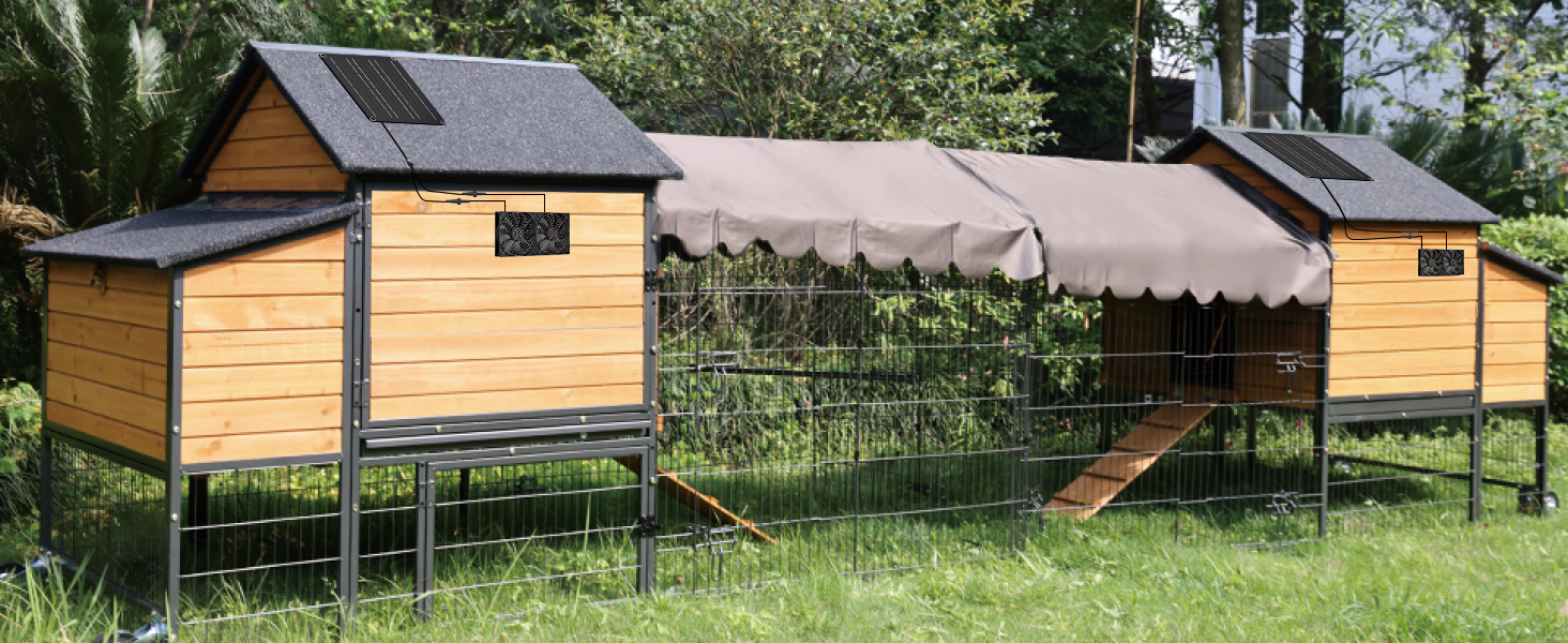 solar powered fan kit solar panel with 2 waterproof fans