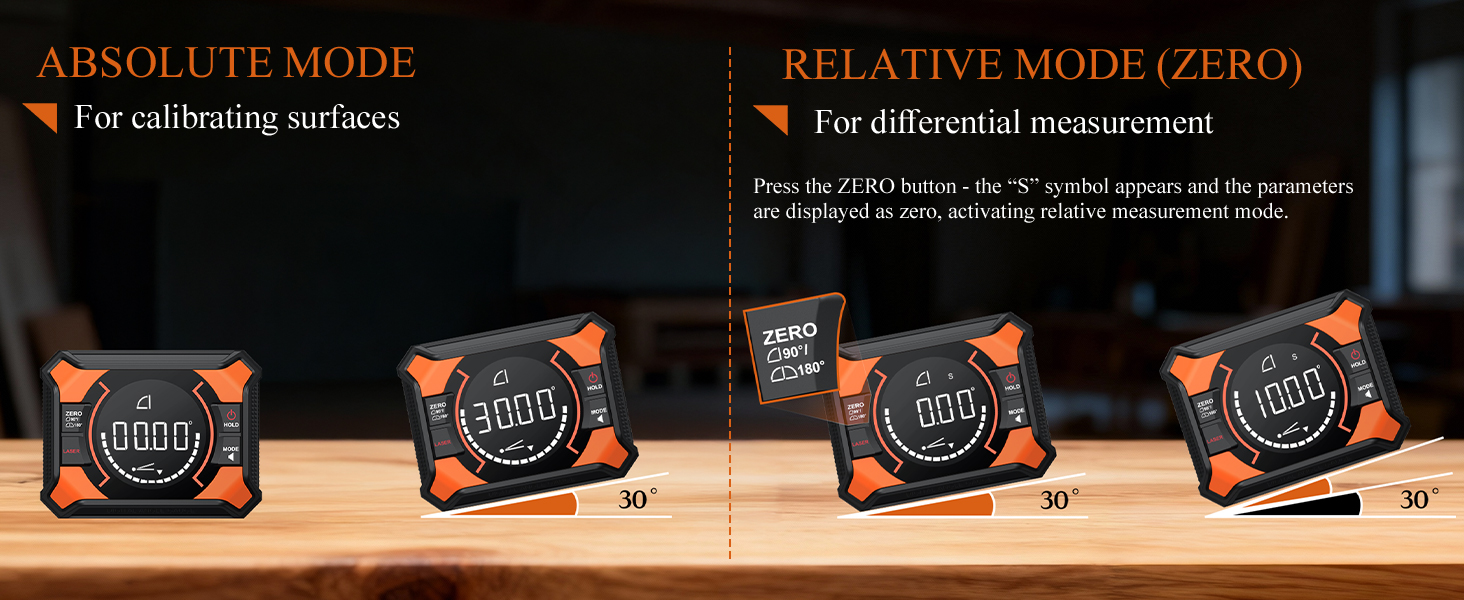 digital inclinometer magnetic with laser