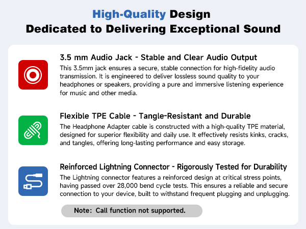 3.5mm to lightning adapter