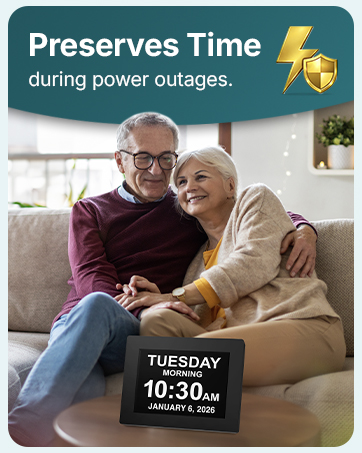 American Lifetime Day Clock Day of the Week Clock Time of Day Clock Calendar Clock