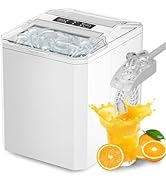 OLIXIS Countertop Ice Maker, 9 Cubes in 6 Mins, 26lbs in 24Hrs, 2 Sizes of Bullet Ice, Auto-Clean...