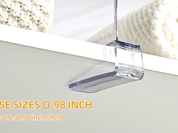 MAXIMUM USE SIZES O.98 INCH